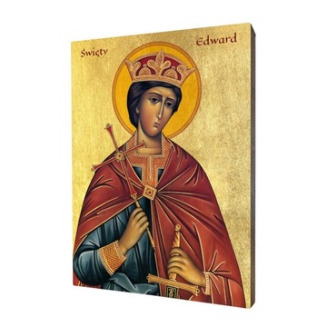 Ikona święty Edward 25 cm