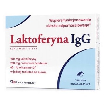 LAKTOFERYNA IgG Colostrum 15 tabletek do ssania