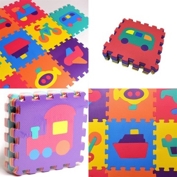 Головоломка из пенопласта, манеж, красочный коврик из пенопласта для детей.