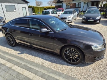 Audi A5 8T 2010 Audi A5 Sportback S-LINE Quattro 2.0B 256KM 240 tys km bezwypadkowa gwaran, zdjęcie 10