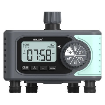 Sterownik Nawadniania Podlewania 4 Wyjścia Water Timer RainPoint ITV405