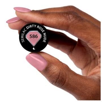 SEMILAC LAKIER HYBRYDOWY 586 DIRTY ROSE NUDE 7ml