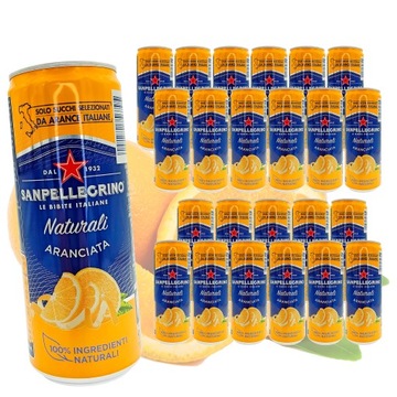 Napój SANPELLEGRINO ARANCIATA 24 x 330ml WŁOCHY