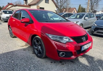 Honda Civic IX Hatchback 5d Facelifting 1.6 i-DTEC 120KM 2016 Honda Civic Bezwypadkowa, Serwisowana, Oplacon...