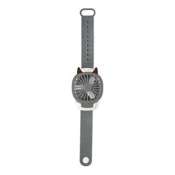 ch-Wrist Fan Mini Handheld Fan Portable Personal Gray