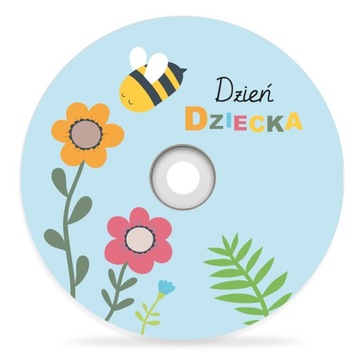 Płyta DVD z nadrukiem DZIEŃ DZIECKA Przedszkole Szkoła Sesja Pszczółka