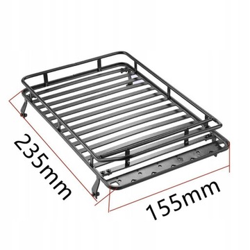 Универсальный черный багажник на крышу Cargo с