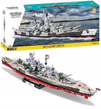 Klocki Mała Armia Okręt Battleship Tirpitz 4839 Co
