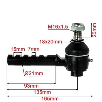 KOŃCÓWKA DRĄŻKA PRZEGUB C-360 C360 4szt ORYGINAŁ