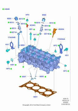 ВИНТ M10 X 145MM ГОЛОВКА ЦИЛИНДРА 2.0 2.3 EB ORG