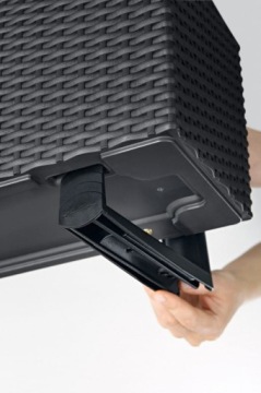 Balconera белые держатели для цветочных горшков Lechuza