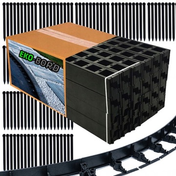 Obrzeże trawnikowe EKOBORD Uni 4,5cm 50m+150 kotew