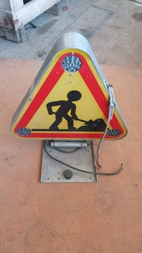 Светодиодный знак дорожных работ 12 В 24 В складной