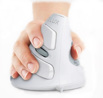 MYSZ ERGONOMICZNA PRZEWODOWA DELUX M618 BU