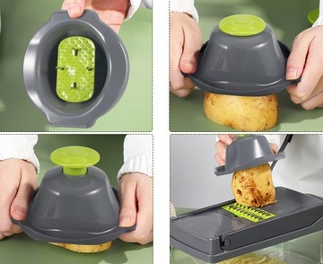 МНОГОФУНКЦИОНАЛЬНАЯ ТРЕЗКА ДЛЯ ОВОЩЕЙ, ФРУКТОВ, ТЕРКА 15 в 1