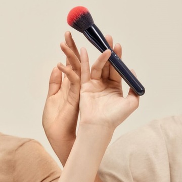 Syntetyczny Pędzelek do nakładania Różu BRONZERA makijażu makeup NR 9 SAY