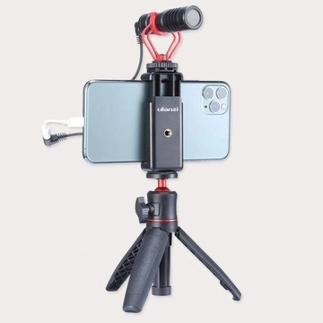 Держатель для микрофона-штатива для видеоблога для телефона