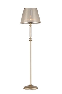 LAMPKA PODŁOGOWA KRYSZTAŁOWA ABAŻUR AMBER 1F
