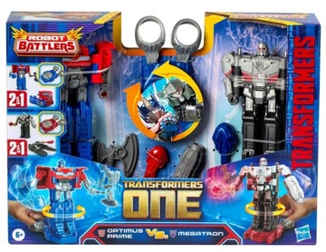 TRANSFORMERS ONE Figurki Optimus Prime Megatron 2-PAK Robot Battlers F9207