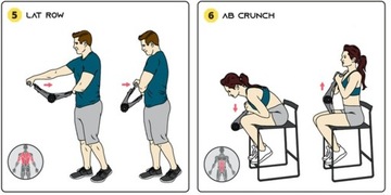 EKSPANDER OPOROWY TRENINGOWY DO ĆWICZEŃ FITNESS RAMION I KLATKI PIERSIOWEJ