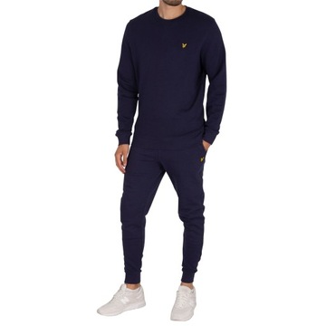 Lyle & Scott Bluza ML424VOG Granatowy Regular Fit