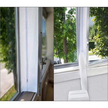 УПЛОТНИТЕЛЬ ОКОН 400 СМ ДЛЯ ПЕРЕНОСНЫХ КОНДИЦИОНЕРОВ, СУШИЛЬНИКОВ ВЫХЛОПА