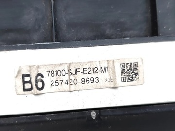 HONDA FR-V PŘÍSTROJOVÁ DESKA / TACHOMETR 2.0 BENZÍN 110KW (150 HP) 257420-8693