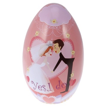 Пасхальные яйца, конфеты, оловянный контейнер для ювелирных изделий