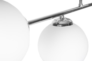 ХРОМИРОВАННАЯ ПОТОЛОЧНАЯ ЛЮСТРА, СВЕТОДИОДНЫЕ ШАРИКИ