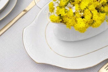 B014 СОУС 16 КАМЕЛИЯ ХОДЗЕЖСКИЙ ФАРФОР ЗОЛОТОЙ