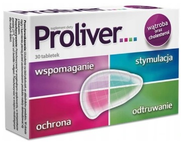Proliver 30 tabl. ZDROWA WATROBA CHOLESTEROL