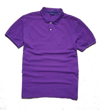 Gant Polo fiolet koszulka męska classic XL