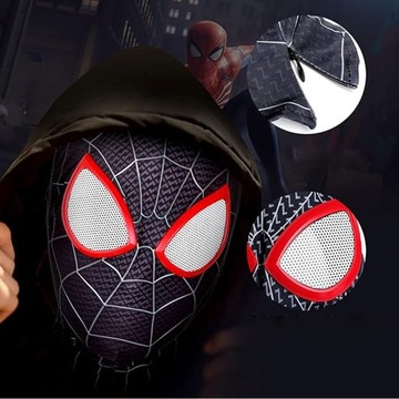 MASKA SPIDER-MAN PAJĄK MATERIAŁOWA KOSTIUM COSPLAY Najlepsza Jakość