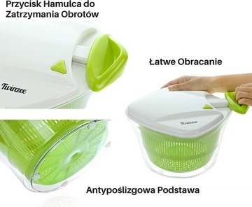 Салатница Twinzee большая вместимость (5л)