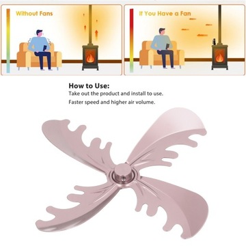 ЛОПАСТИ ВЕНТИЛЯТОРА ПЕЧИ С 4 ЛОПАСТЯМИ