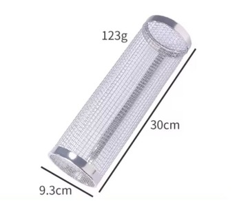 КОРЗИНА ДЛЯ ПРИГОТОВЛЕНИЯ ОВОЩЕЙ И КАРТОФЕЛЯ КАРТОФЛИ ФОРМА СЕТКА ДЛЯ ГРИЛЯ 30x 9,3см