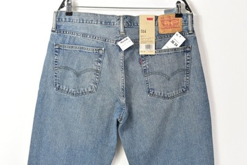 LEVIS strauss MODEL 514 SPODNIE MĘSKIE JEANS W36 L34