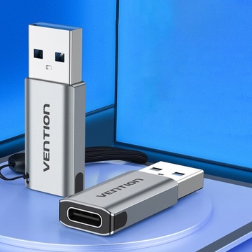Адаптер VENTION USB TYPE-C --> USB 3A + шнурок