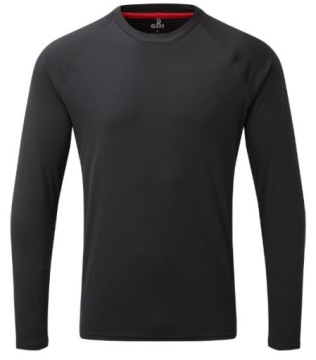 KOSZULKA UV TEC DŁUGI RĘKAW MĘSKA CZARNA XL