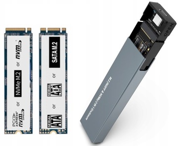 SSD-накопитель M.2 NVME SATA NGFF USB C 3.1 Gen2 Простая установка