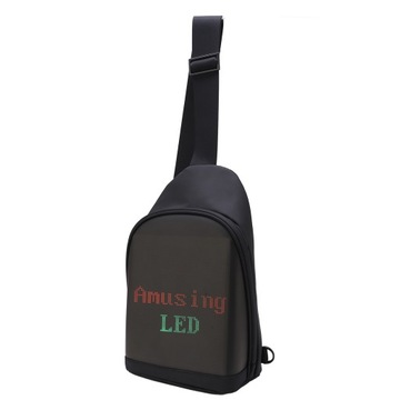 Сумка через плечо со светодиодным дисплеем Многофункциональная