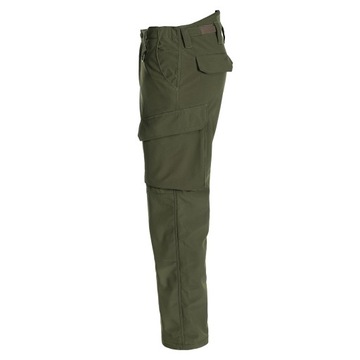 Spodnie ocieplane wodoodporne bojówki Mil-Tec Softshell Explorer OLIVE S