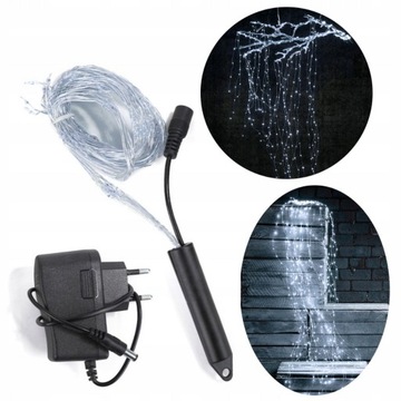 АНГЕЛЬСКИЕ ВОЛОСЫ ВОДОПАД РОЖДЕСТВЕНСКИЕ ЕЛОЧНЫЕ ОГНИ 200LED