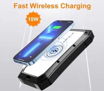 SOLID SOLAR POWERBANK 20000 мАч, 10 Вт, ИНДУКЦИЯ