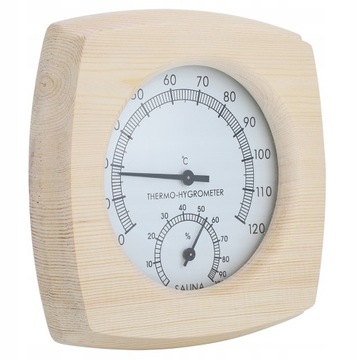 ZEGAR DO SAUNY DREWNIANY JASNY SAUNA