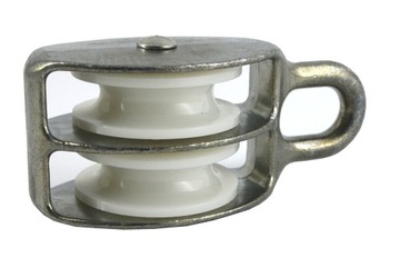 Двойной канатный блок 50 мм