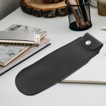 Футляр для губной гармошки Сумка для хранения губной гармошки Коробка из искусственной кожи на 21 и 24 отверстия