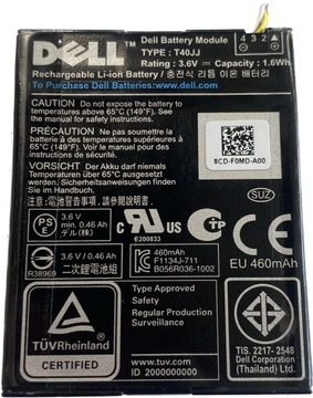 Bateria DELL PERC H710 H730 H810 H830 T40JJ RFX51