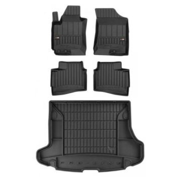 3D gumová sada koberců a rohožek Hyundai i30 I 2007-2012 Kombi s kolečkem