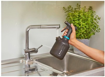 Ручной опрыскиватель для растений Gardena 1 л Латунная насадка Функция 360° Фильтр